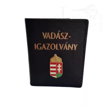 Bőr vadászigazolvány tok
