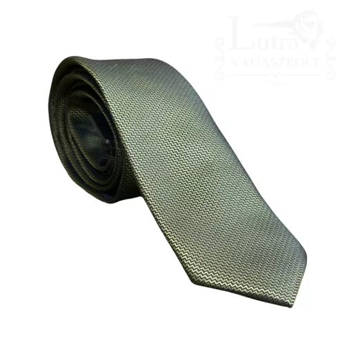 Edelwild nyakkendő szálka mintás zöld