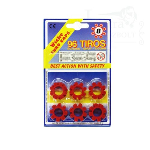 Rózsapatron játékfegyverhez  12db
