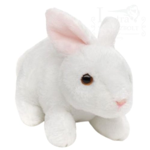 Plüss mini fehér nyuszi