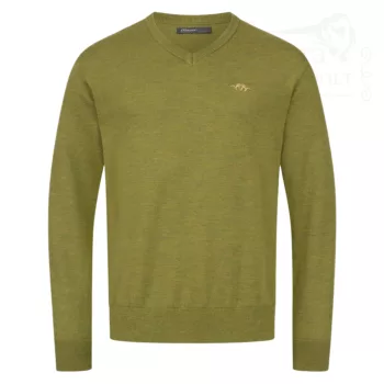 Blaser férfi v-nyakú merino pulóver L