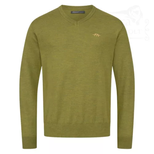 Blaser férfi v-nyakú merino pulóver L