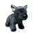 Plüss francia bulldog fekete 24cm