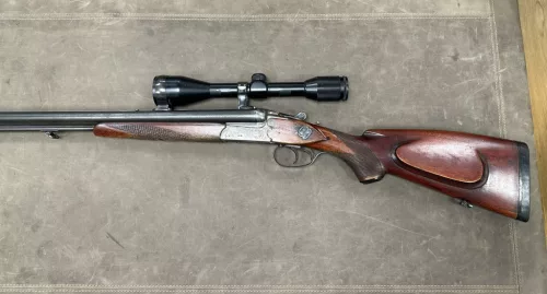 Merkel Drilling 16/70, 7x65R vegyescsövű vadászfegyver