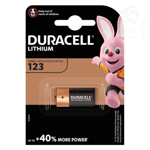 Duracell CR123 elem