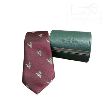 Alan Paine nyakkendő Bordó/Vadkacsa motívum