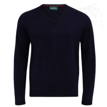 Alan Paine férfi v-nyakú pulóver S 