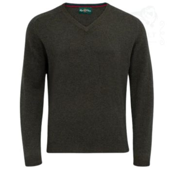 Alan Paine férfi v-nyakú pulóver S