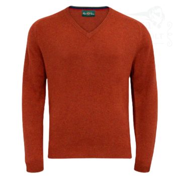 Alan Paine férfi v-nyakú pulóver S 