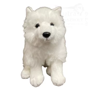 Plüss fehér farkas 30cm