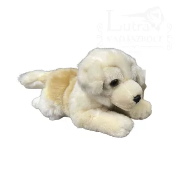 Plüss fekvő labrador