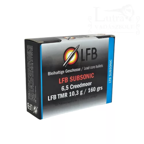 LFB TMR 6,5 Creedmoor subsonic 10,3g/160gr