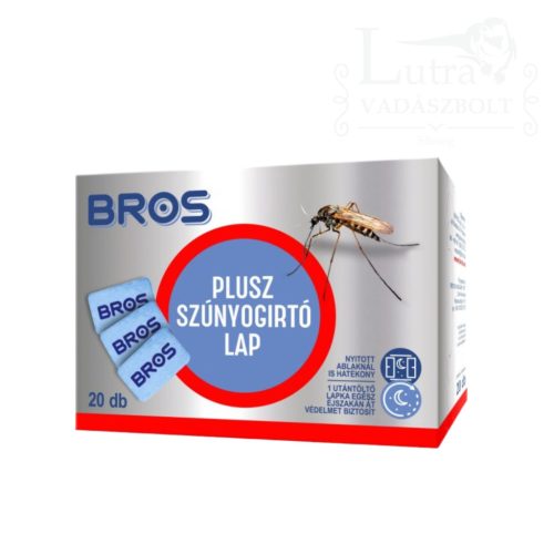 Bros Szúnyogírtó Lap 20db/csom.