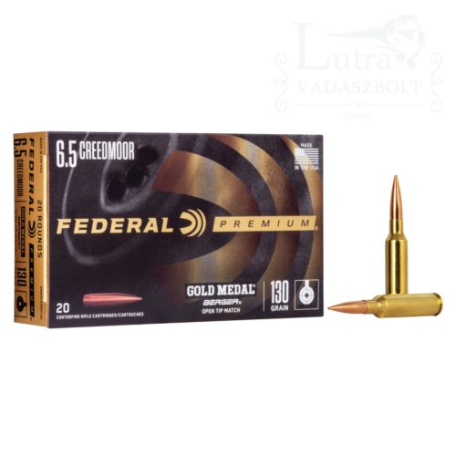 Federál 6.5 Creedmoor Sierra Matchking Berger Hibrid 130 Gr