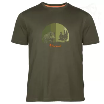 Pinewood férfi Wild Boar póló S