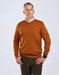 Pinewood férfi Värnamo Merino pulóver rozsda XL
