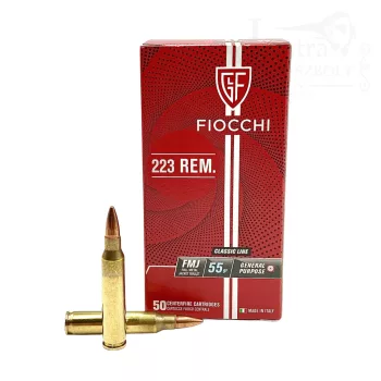 Fiocchi 223 Rem FMJ 55gr