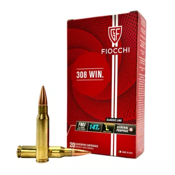 Fiocchi 308 Win FMJ 9,5g Teljes köpenyes