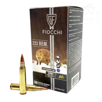 Fiocchi 223 REM EPN manually loaded 60gr