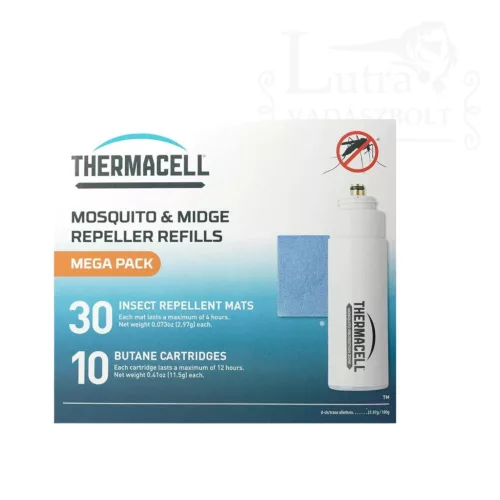 Thermacell 120 órás utántöltő (10 patron,30 lapka)