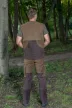 Edelwild férfi kétszínű bivalybőr mellény 2XL