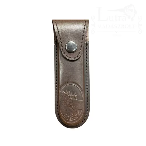 Bőr bicskatok bőgő szarvas 13x3 cm